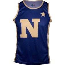 Navy Tri Running Top