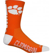 Clemson Coolmax Crew Socks Orange